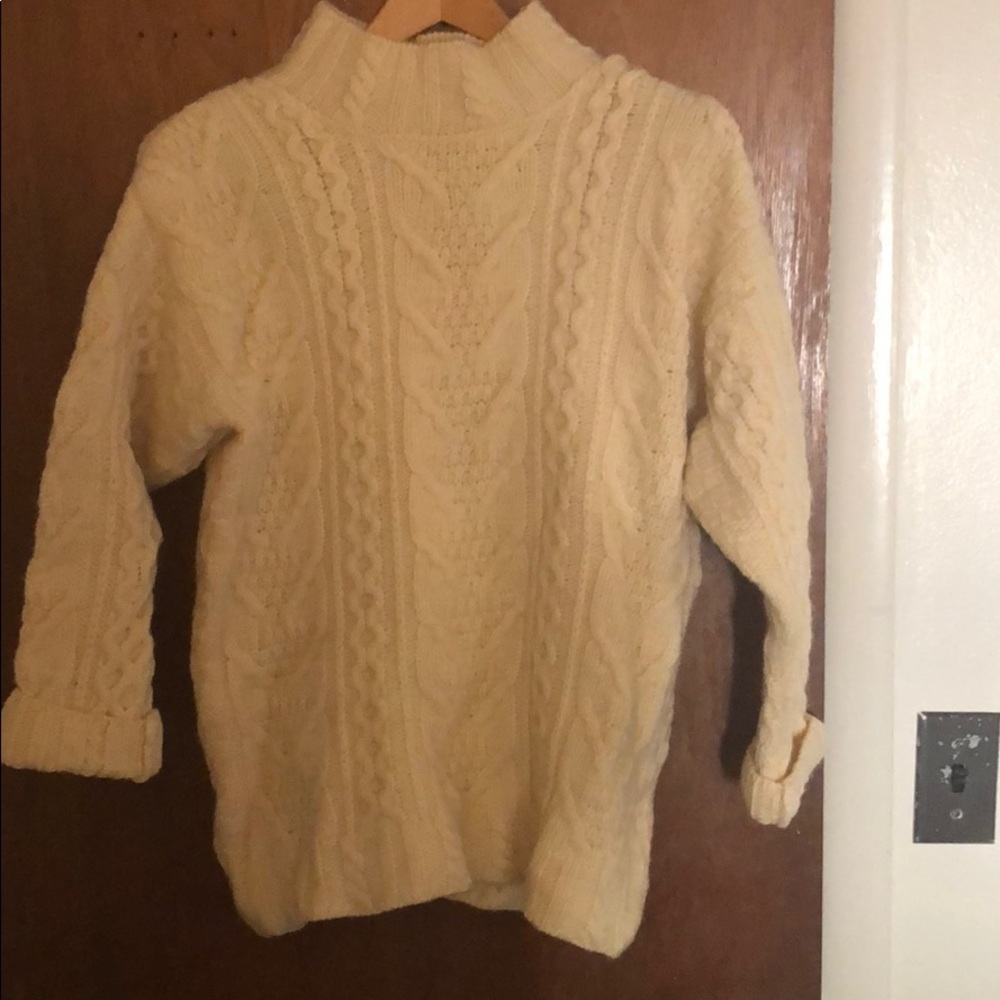 Vintage wool fisherman’s sweater